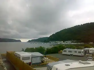 Lyngdal Bible Camp, along the fjord