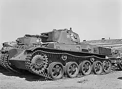 A Toldi tank in Budapest, Hungary, 1943