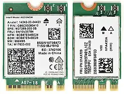 M.2 2230 (left) and M.2 1630 WiFi cards