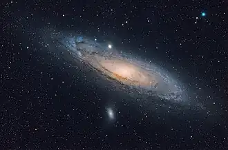 Image of the Andromeda Galaxy