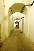 Corridor in the barracks