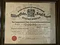 Enrollment certificate of Col. Charles Anderson, 93rd Ohio Infantry.