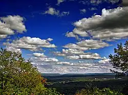 Mount Pocono Knob Lookout, looking east toward Delaware Water Gap
