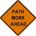 CW20-1b Path work (distance) ahead