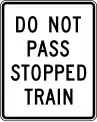 R15-5a Do not pass stopped train