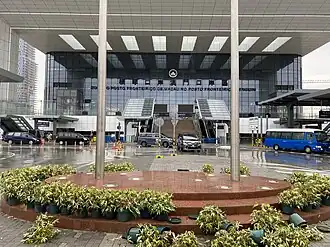 Macau checkpoint inside Hengqin Port