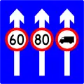 45c)&nbsp;— Lane use sign