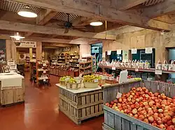 Farmers' market interior