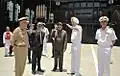 C. Vidyasagar Rao, Governor of Maharashtra, during his visit to INS Shishumar