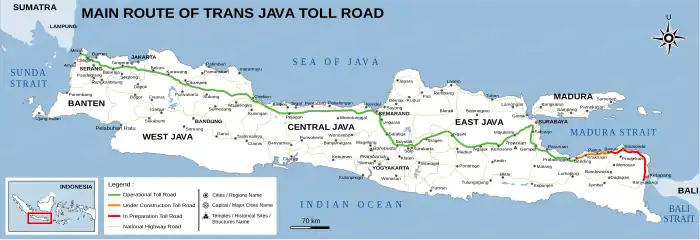 Main Route of Trans Java Toll Road