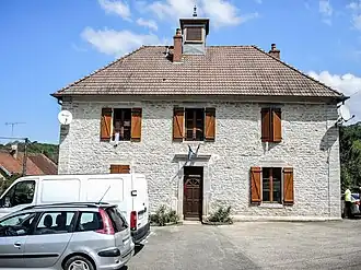 The town hall in Rougemontot