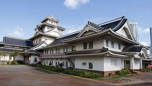 Makiki Christian Church building, Hawaii, completed in 1934.