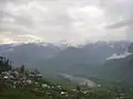 Mountain ranges in Manali