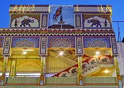 Intricate floral and grill work