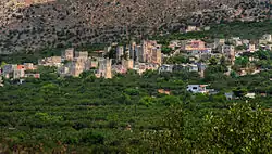 Pyrghóspita (tower houses) in Skoutari