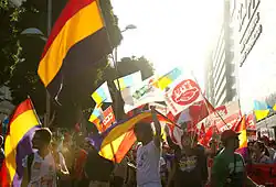 2012 demonstration in Las Palmas