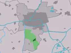 Location in the Leeuwarden municipality