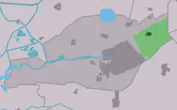 Location in Smallingerland municipality