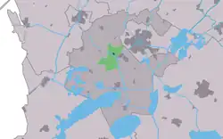 Location in the former Wymbritseradiel municipality