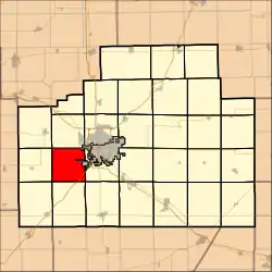 Location in McLean County