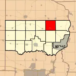 Location in Clinton County