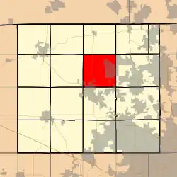 Location in McHenry County