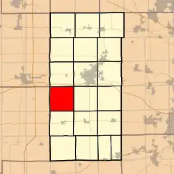 Location in DeKalb County