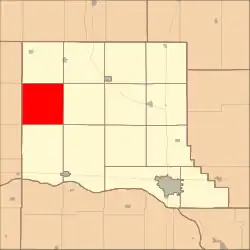 Location in Dodge County