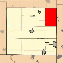 Location in Cherokee County