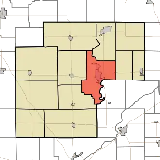 Location in White County
