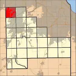 Location in Will County