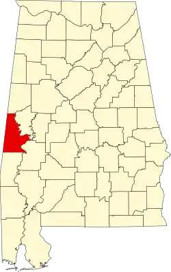 Sumter County map