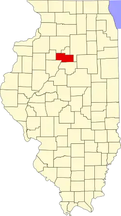 State map highlighting Marshall County