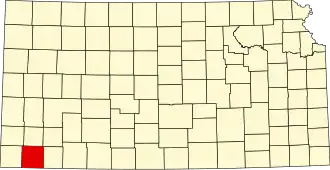 State map highlighting Stevens County
