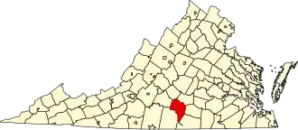 State map highlighting Charlotte County
