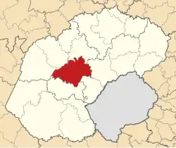 Location in the Free State