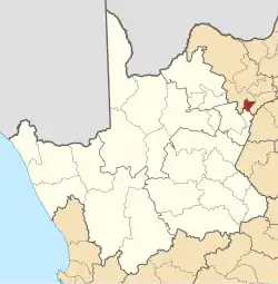 Location in the Northern Cape