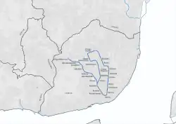 Lisbon Metro network in April 1993, after completion of the Campo Grande–Alvalade and Campo Grande–Cidade Universitária segments.