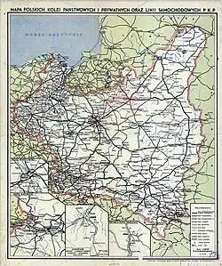 POLISH RAILWAY MAP