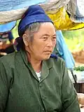 Market vendor, Xam Neua