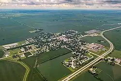 Aerial view of Maroa