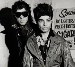 Martin Rev and Alan Vega in 1980