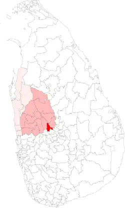 Location of Mawathagama