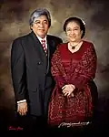 President Megawati Sukarnoputri and First Gentleman Taufiq Kiemas