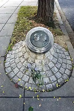 Memorial to the assassination of Orlando Letelier and Ronni Karpen Moffitt