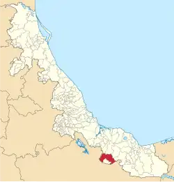 Location in Veracruz