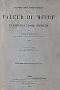 French translation of Experimental Determination of the Velocity of Light (1894)