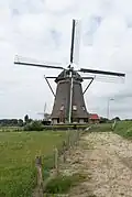 Maasland, windmill: de Dijkmolen