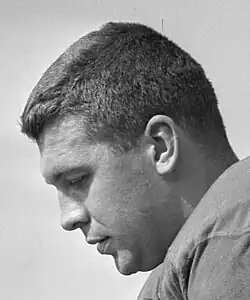 Side view of Mike Bundra from the shoulder up.