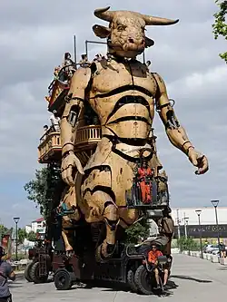 The giant Minotaur of the Halle de La Machine
